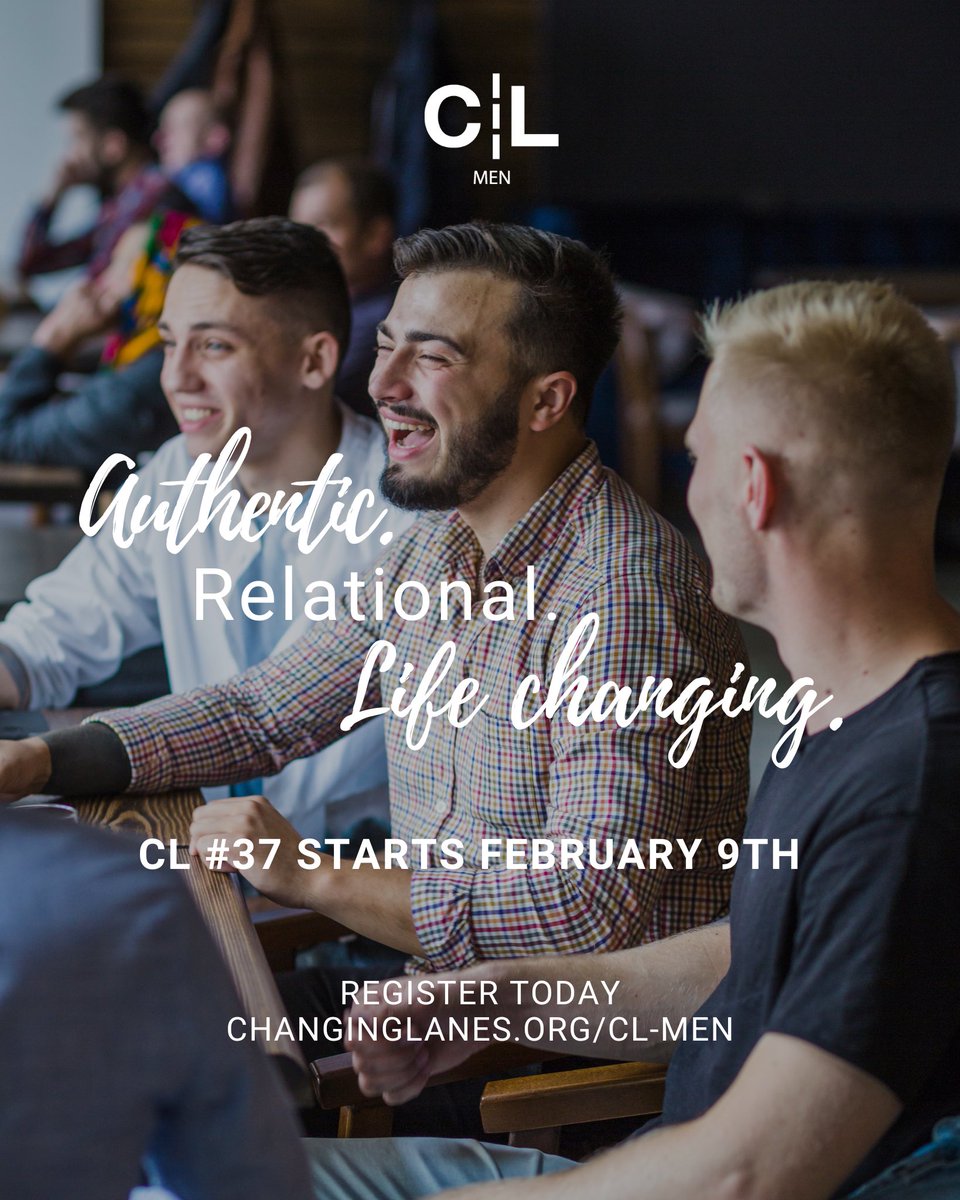ChangingLanesOK's tweet photo. Our new Men’s Hybrid Small Group, Group 37, starts February 9th and meets Monday nights. You will find a safe and authentic community where men can find hope, healing, and support as they walk through porn or sex addiction.

Register today at https://t.co/GmFAcqapQ7 https://t.co/8hv9Da79b7