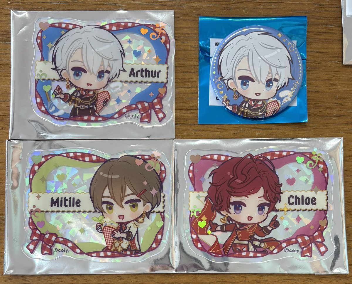 交換/譲渡】 魔法使いの約束 まほやく マリオンクレープ 缶バッジ