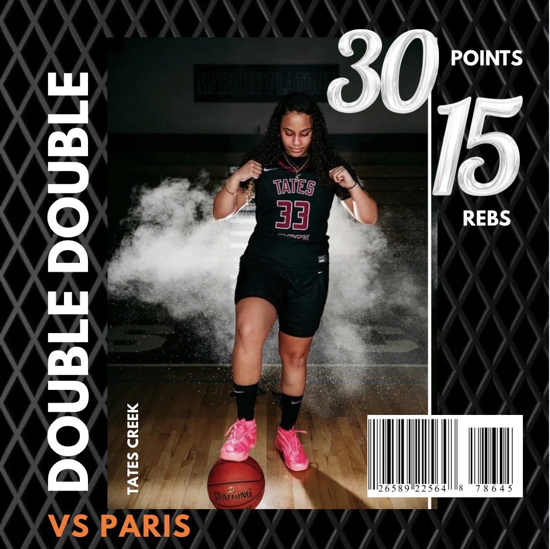 TCHSWBB's tweet image. 🏀 Game 3 
📆 Friday, Dec 12 
📍Creek vs Paris

🎯 Final score 86-79

Key Contributors! 
Briana Joy: 21 pts 7 Rebs 
Jaydan Joy: 15 pts 5 Rebs 
Alexis Bazzell: 14 pts 8 Rebs 

‼️Leading Scorer
Koko Castle: 30 pts 15 Rebs 
⬇️      ⬇️      ⬇️     ⬇️        ⬇️