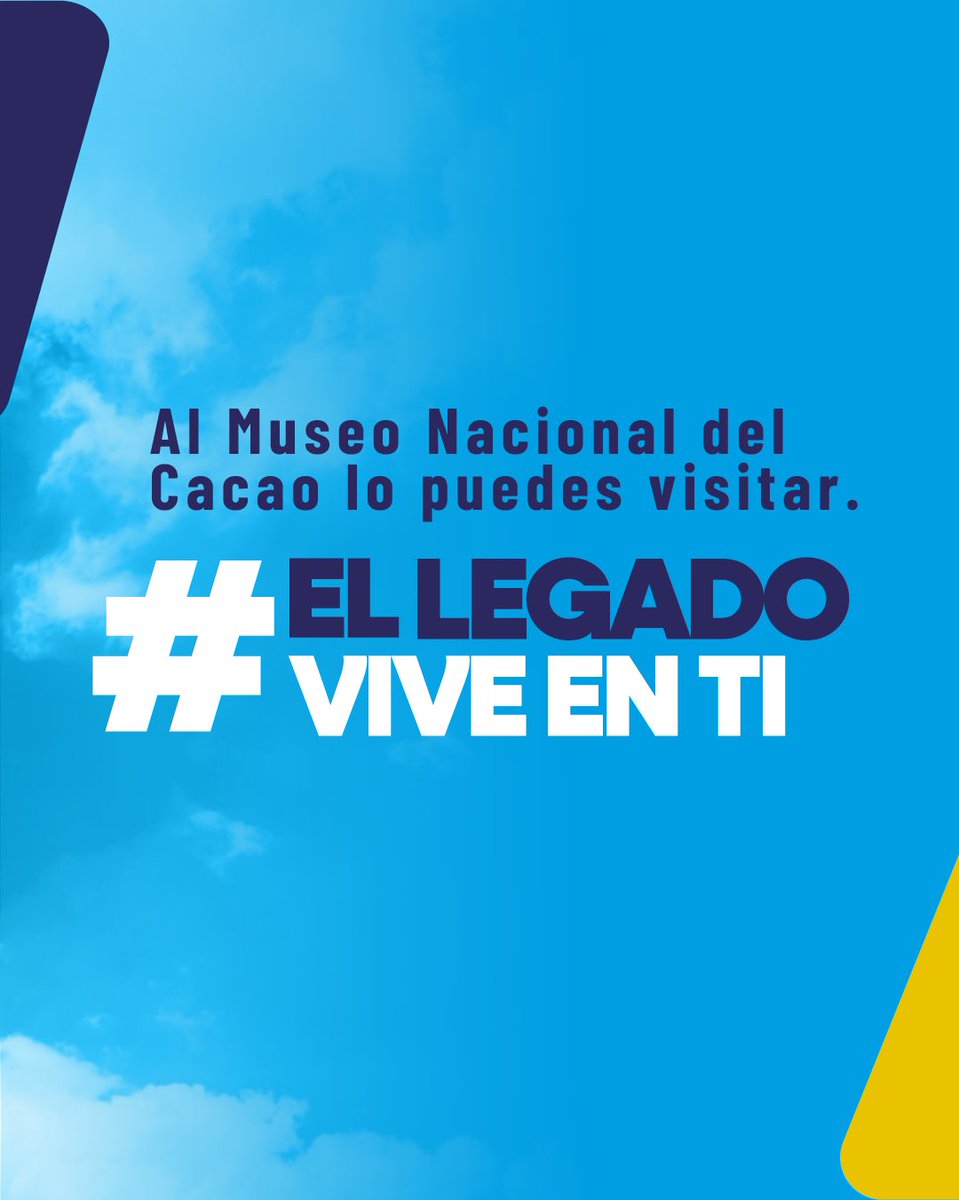 El Museo del Cacao rinde homenaje a los agricultores, comerciantes y familias que hicieron del cacao el producto que transformó la economía del Ecuador. 

Porque la cultura se construye
#ElLegadoViveEnTi