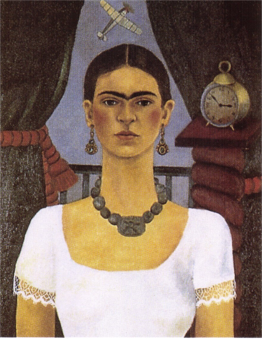 Self Portrait - Time Flies, 1929 #artbots #kahlo