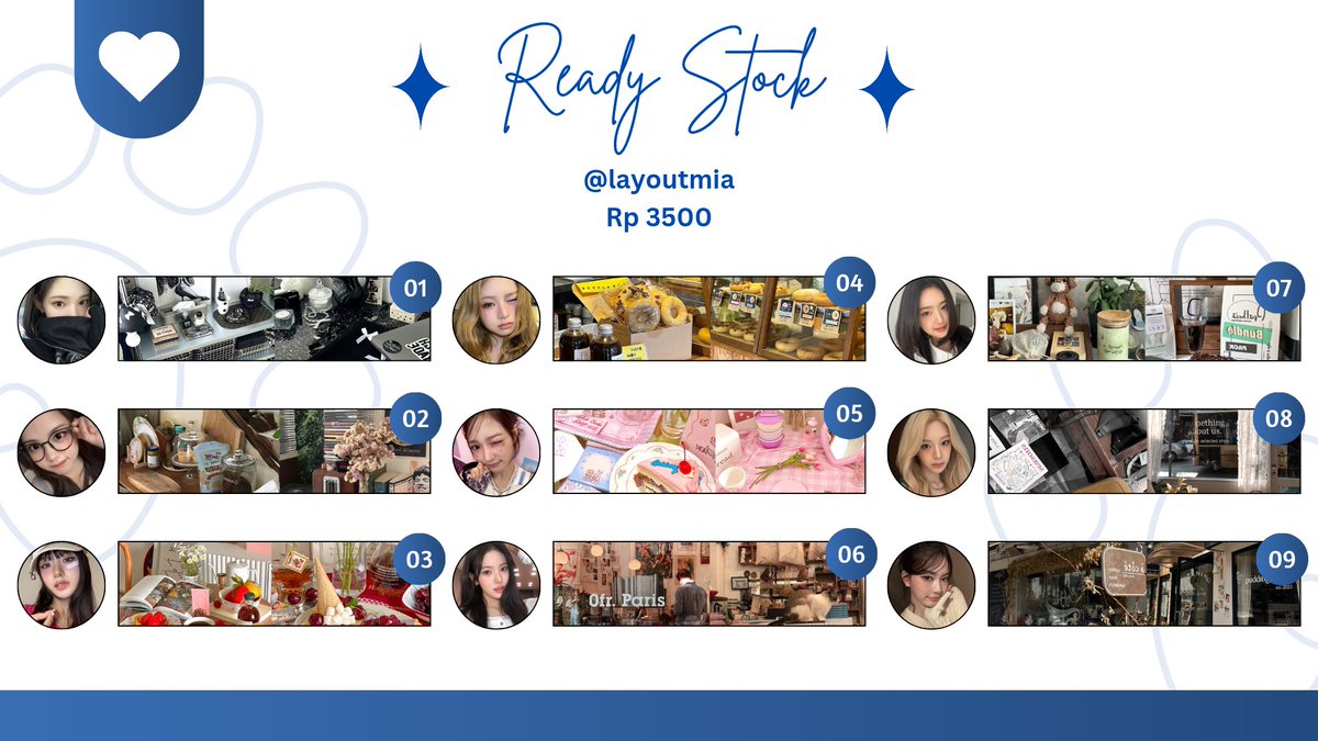 starltight's tweet photo. @1Saerom ready stock ada!! dm dm aja @layoutmia ya
sold: 01, 02, 03, 04, 05, 07, 09, 11, 12, 13, 14, 15, 16, 18, 19
https://t.co/eyY4EE1xIc