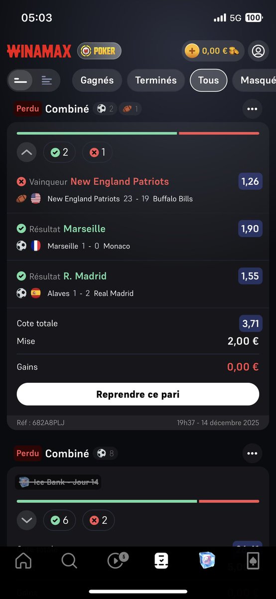 donofournigault's tweet photo. @WinamaxSport 
Je comprends pas les trois équipes ont pourtant gagné https://t.co/XPl1acyMLp