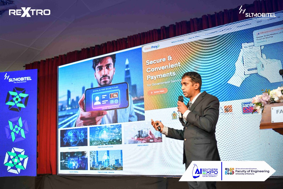 slt_mobitel's tweet photo. Highlights from the Southern AI Expo & Conference 2025
Experts from academia, industry, and tech shared insights on AI innovations and real-world applications shaping Sri Lanka’s digital future.
#SLTMobitel #AIExpoSL #AIExpo2025 #FutureWithAI #AIConferenceSL #InnovateSriLanka #DigitalSriLanka