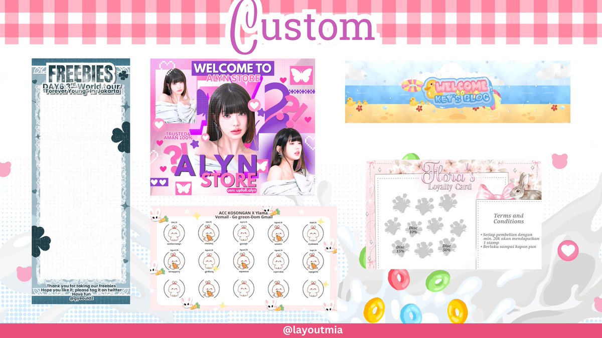 layoutmia's tweet image. twb bisa kakak! start from 10k!