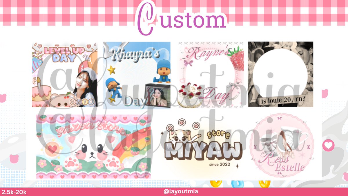 layoutmia's tweet image. twb bisa kakak! start from 10k!