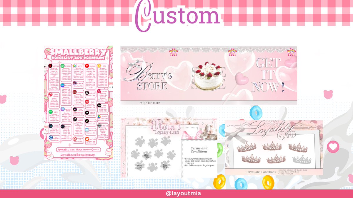 layoutmia's tweet image. twb bisa kakak! start from 10k!