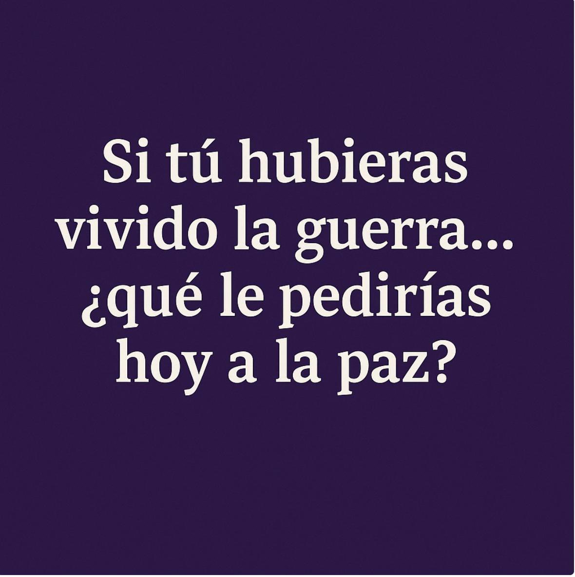 #Paz
#Humanidad
#NuncaMás
#Esperanza