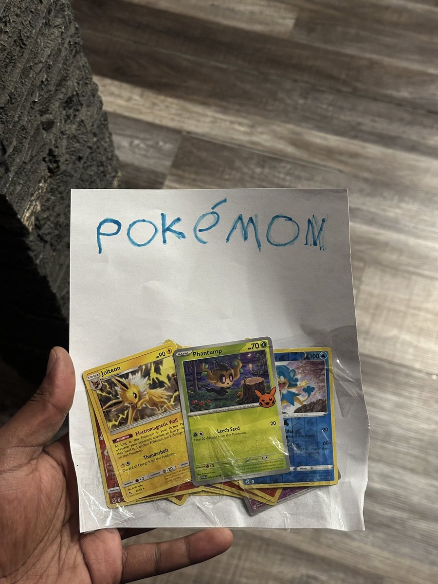 My 6 year old daughter brought me this today

I’m proud of myself for telling her how happy and proud I was before asking her where she got the cards from.. 

Side note: My kid is slingin Pokémon repacks