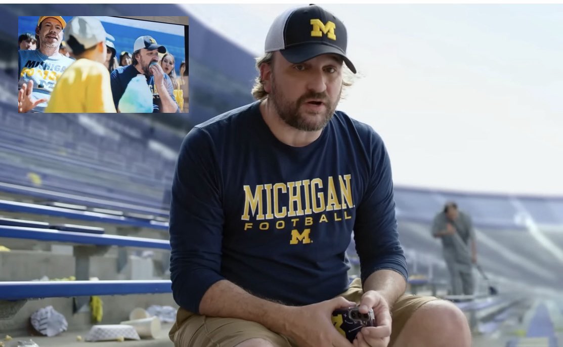 Breaking: After missing out on Kalen DeBoer, Michigan football has shifted their attention to the Allstate cotton candy thief for their head coaching position. Wolverine officials cite his proven comfort with deception and dishonesty embodies the true spirit of a Michigan Man.