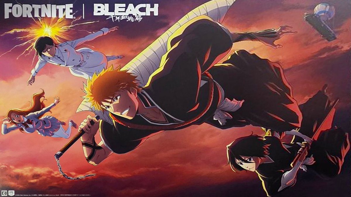 BLEACH COLLAB FULLY REVEALED! 🔥

(via <a href="/FortniteJPNews/">FNJPNews(日本向け情報アカウント)🇯🇵</a>)