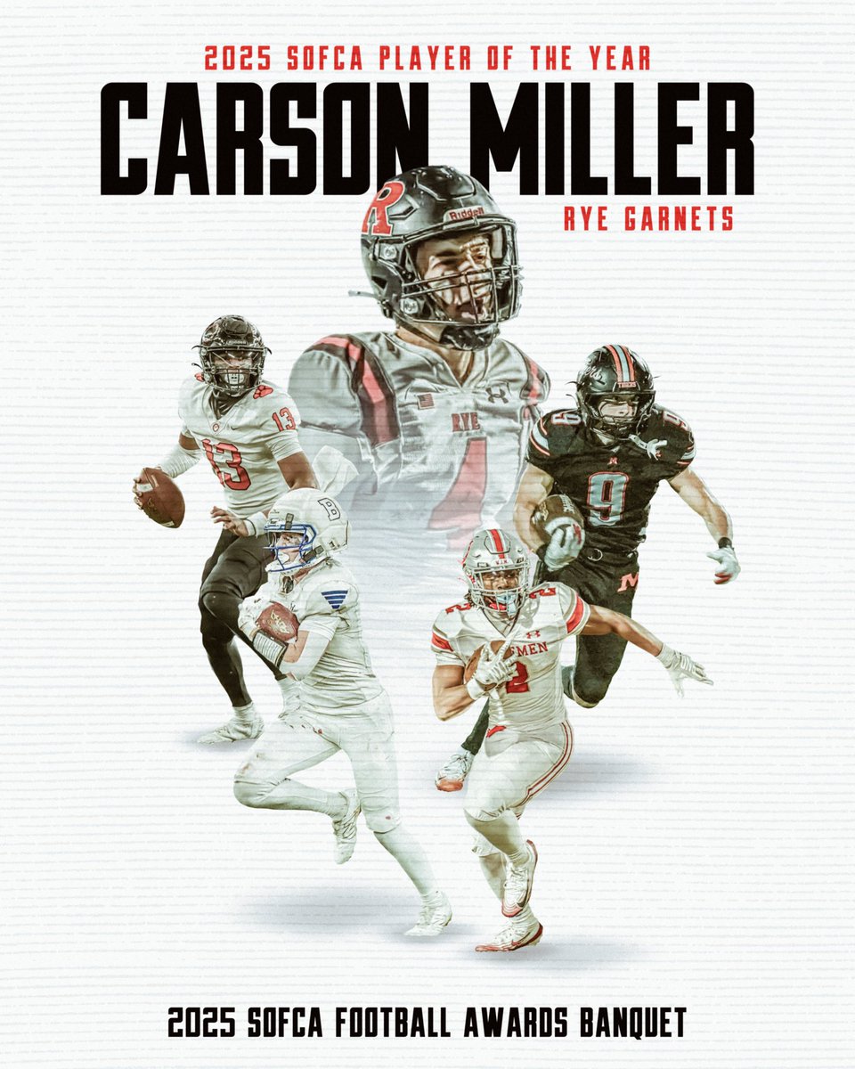 SOFCA_Coaches's tweet image. 🙌🏻 Today was a great day for Section 1 Football! Congrats to Carson Miller (POY), Coach Giuliano (COY) &amp;amp; everyone that received recognition today! A special thanks to @KDJmedia1 &amp;amp; @CoachRT13 for making today a special day! #Section1OverEveryone @hoopsmbd @FaMSportsVF @lohudsports