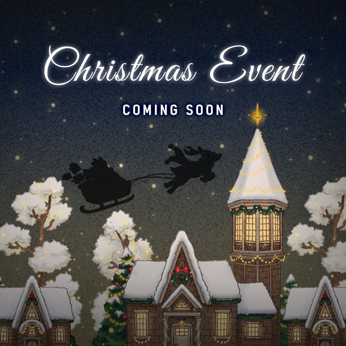 오래 기다려주셔서 감사합니다. 
내일 오전 중으로, 크리스마스 이벤트 업데이트가 찾아옵니다!

Thank you for waiting so patiently. 
The Christmas event update will arrive tomorrow morning! (KST, about 24 hours  from now)