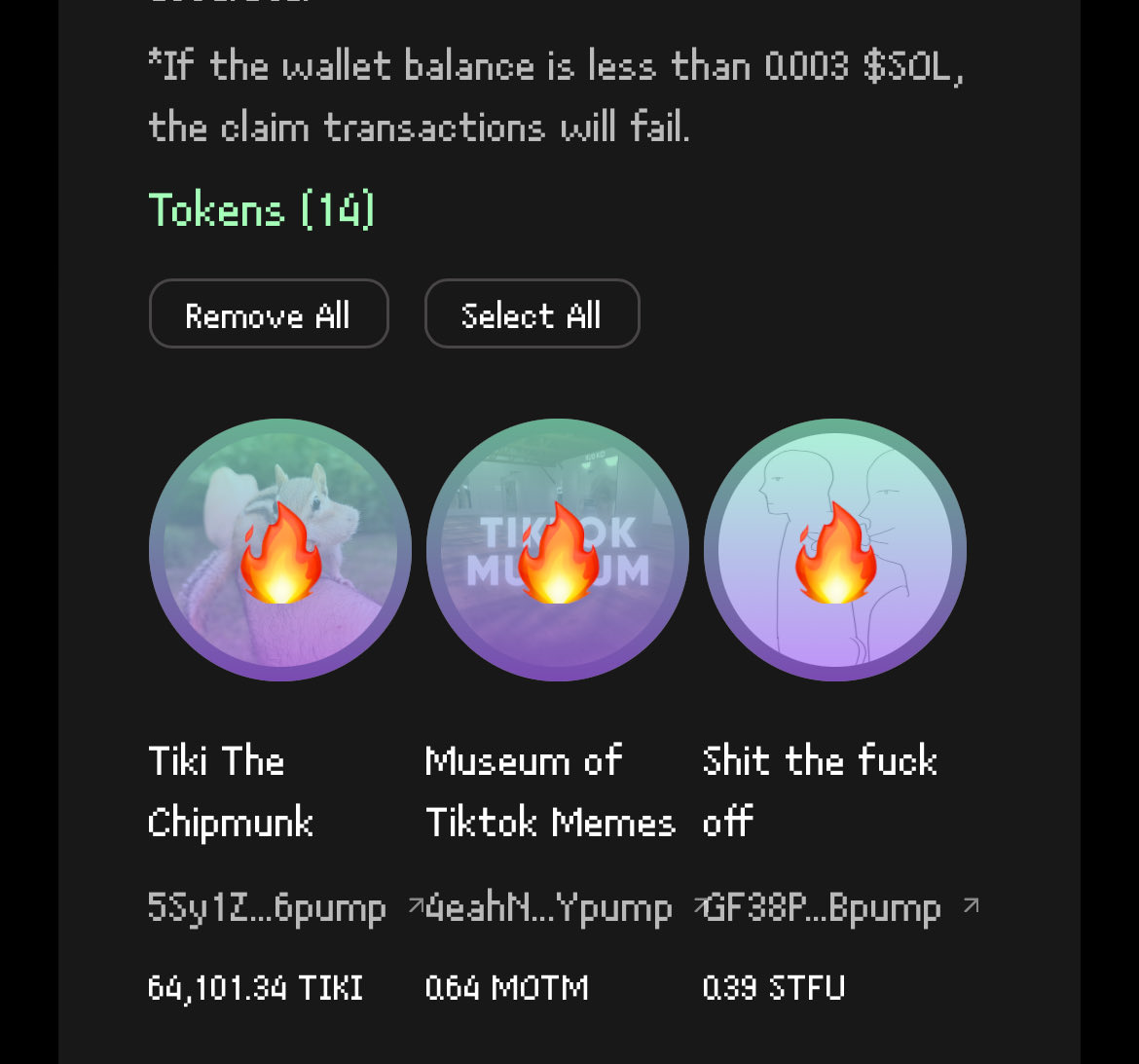 mitus_'s tweet image. Just claimed 0.06 Sol for free burning old tokens across 8 of my inactive wallets!  

This is a game changer, don’t know how I never discovered this before.  

Try it out and see if you have any to claim👇

claimfreesol.com/npu71idV

#freesol #claimfreesol