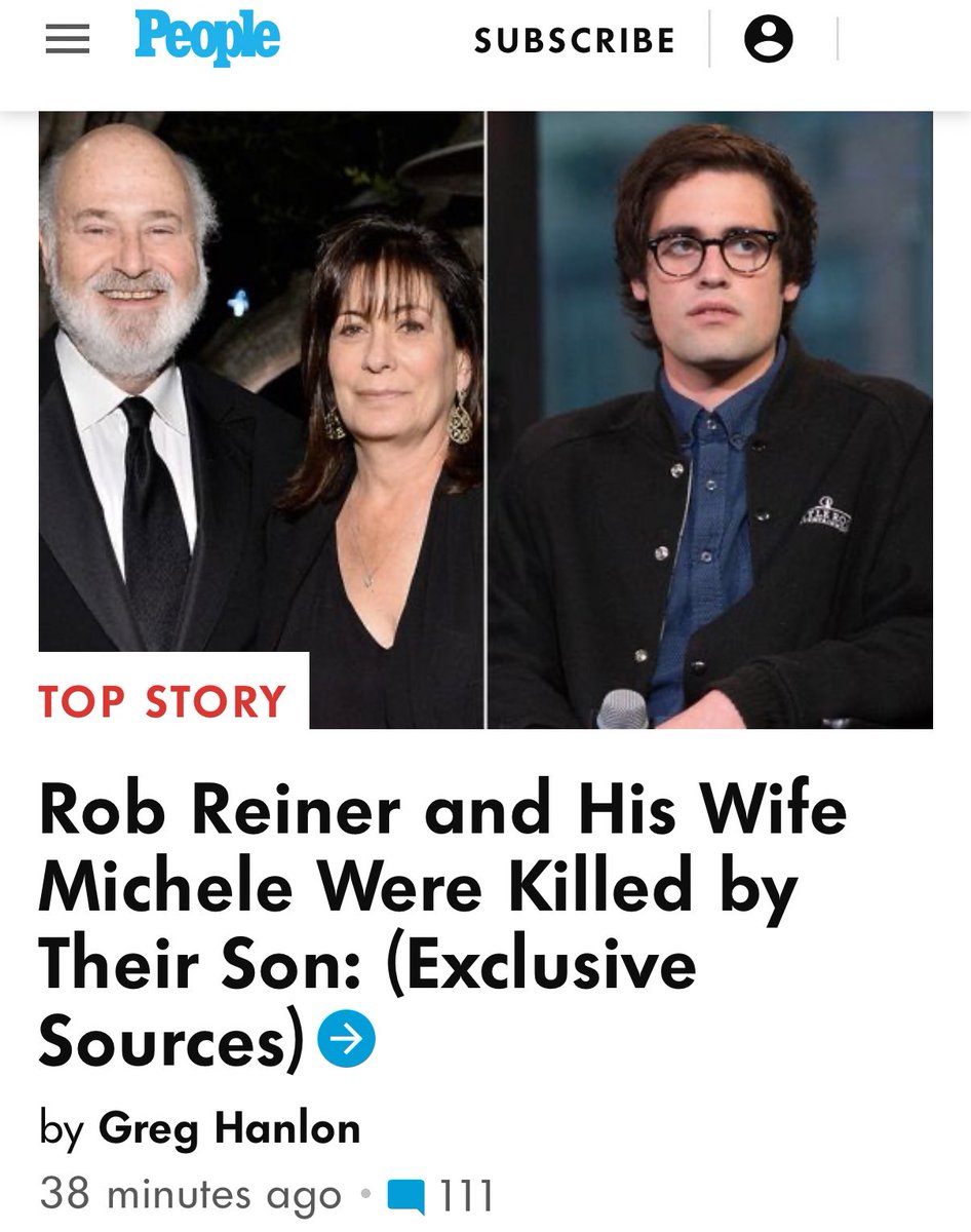 libsoftiktok's tweet image. BREAKING: Director Rob Reiner and his wife Michele found stabbed to death in their home

People claims their sources tell them the attacker was their son.