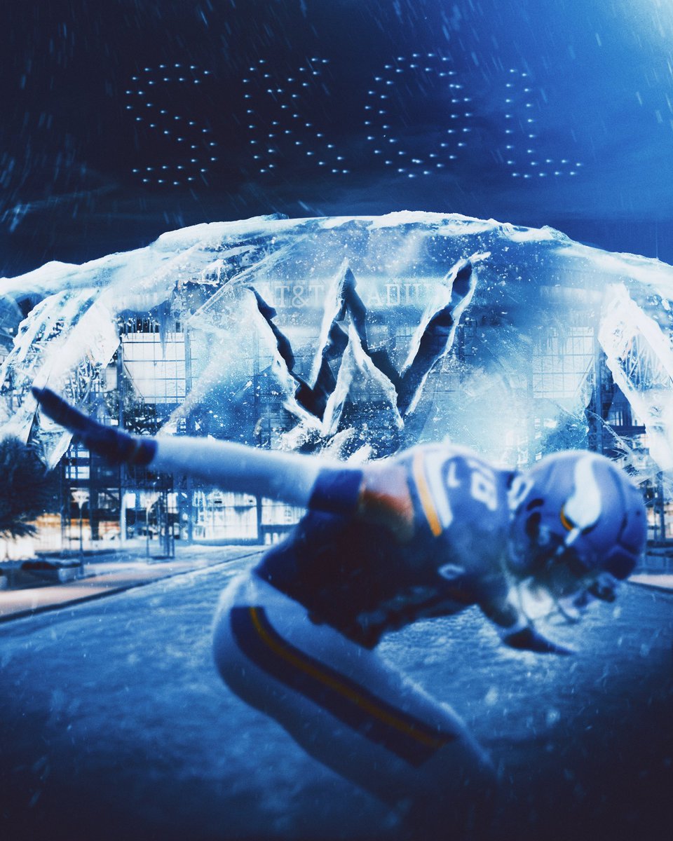SNFonNBC's tweet photo. Cold like Minnesota. 🧊 https://t.co/mGNCZ8qP7Y