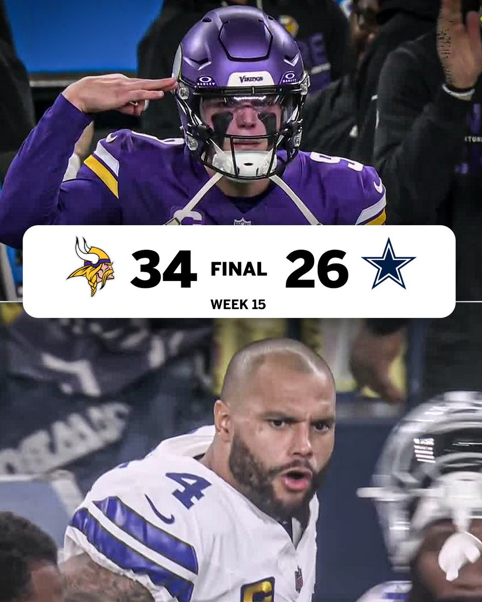 J.J. McCarthy and the Vikings go into Dallas and win on primetime 🔥