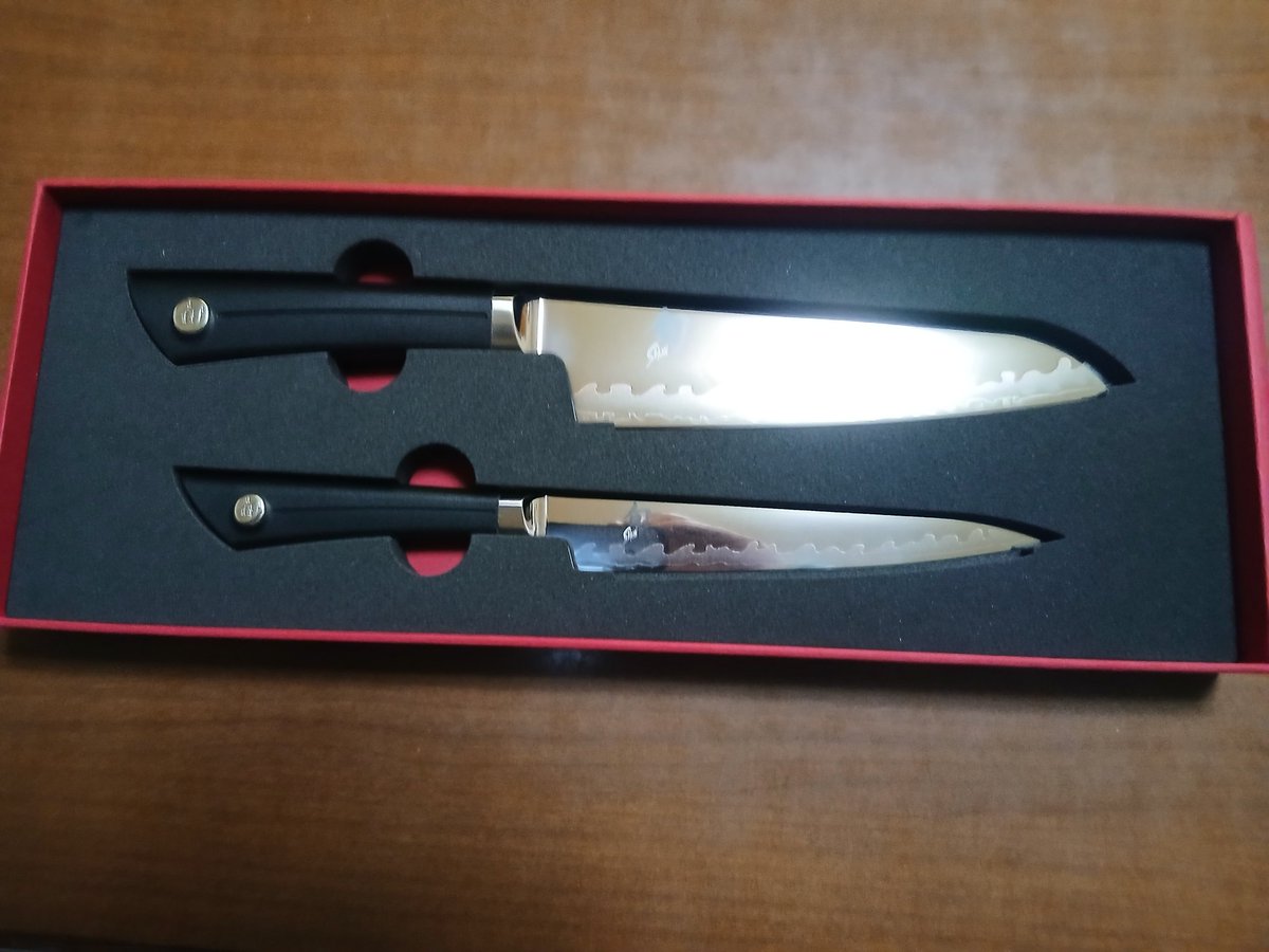 ジャパネットたかた 貝印 旬Sora 包丁2点セット 来ました