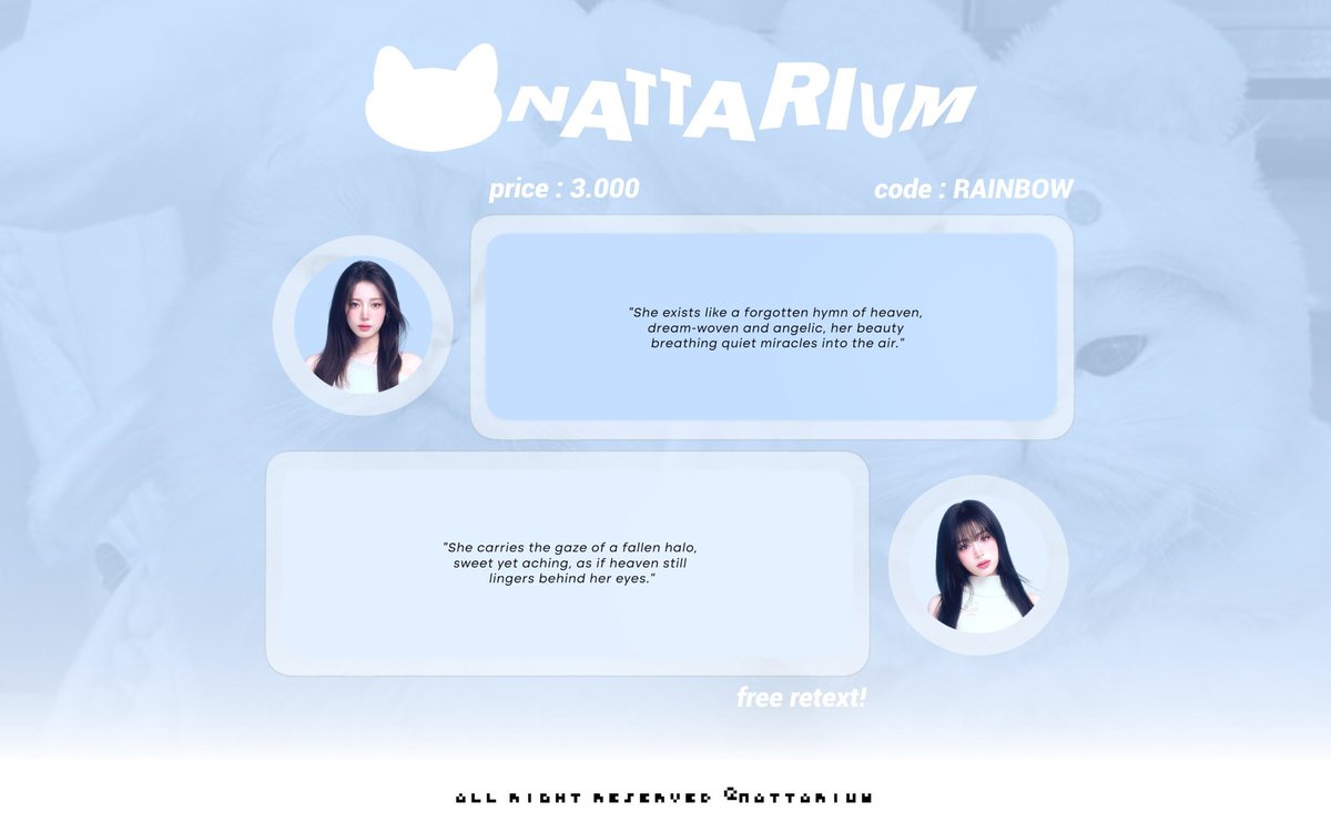 nattarium's tweet image. help repost thankyou 💛

halooo natt bawa layout rs ready stock ian, yoona, sohyun, rora h&amp;amp; ahyeon. prici on pic! bisa take via dm/tele. . mari jajankkk &amp;lt;3

#zonauang️️