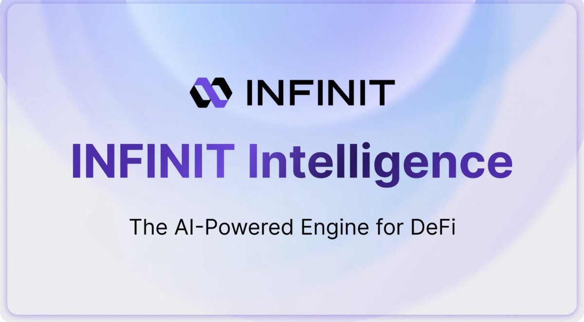 Gm CT!

Hope y'all had a goodnight rest?

Starting off my day with  <a href="/Infinit_Labs/">INFINIT</a> the Agentic of DeFi.

INFINIT reduces the stress of clicking too many dashboard when interacting with DeFi.

On INFINIT, users just have to click once to execute a transaction, no plenty grammar, no