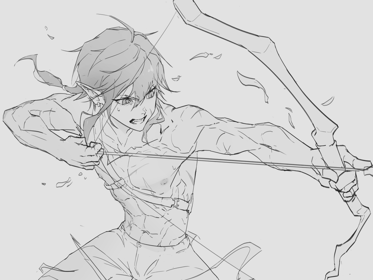 burururubu's tweet photo. the new brush felt great :> #botw https://t.co/fimOIpNaeg