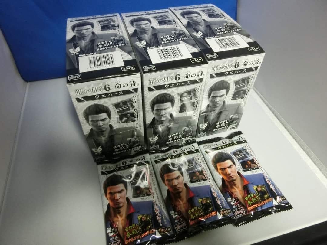 龍が如くの思い出！龍が如く6ウエハースを大人買いした時の写真