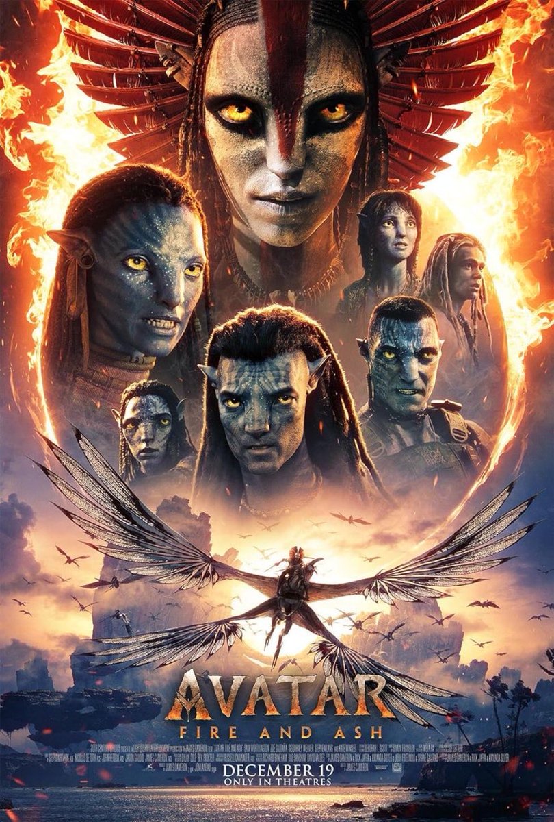 avatar3news's tweet photo. How many times are you going to watch 'AVATAR: FIRE AND ASH' in theaters? https://t.co/JWWWAHcgle