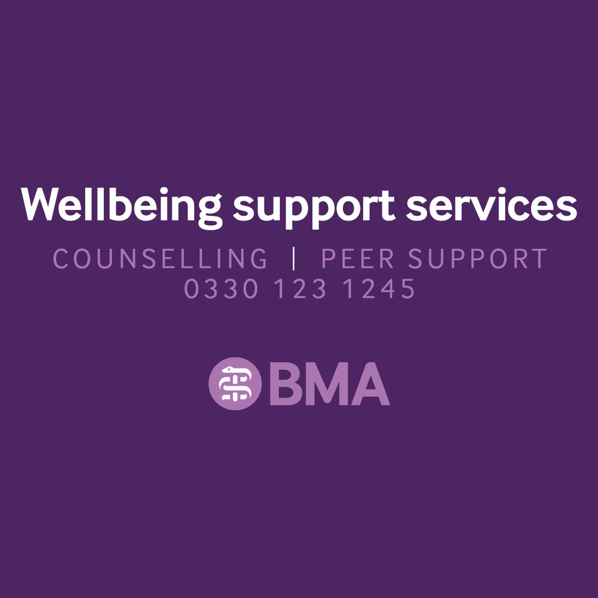 BMA Wellbeing tweet media