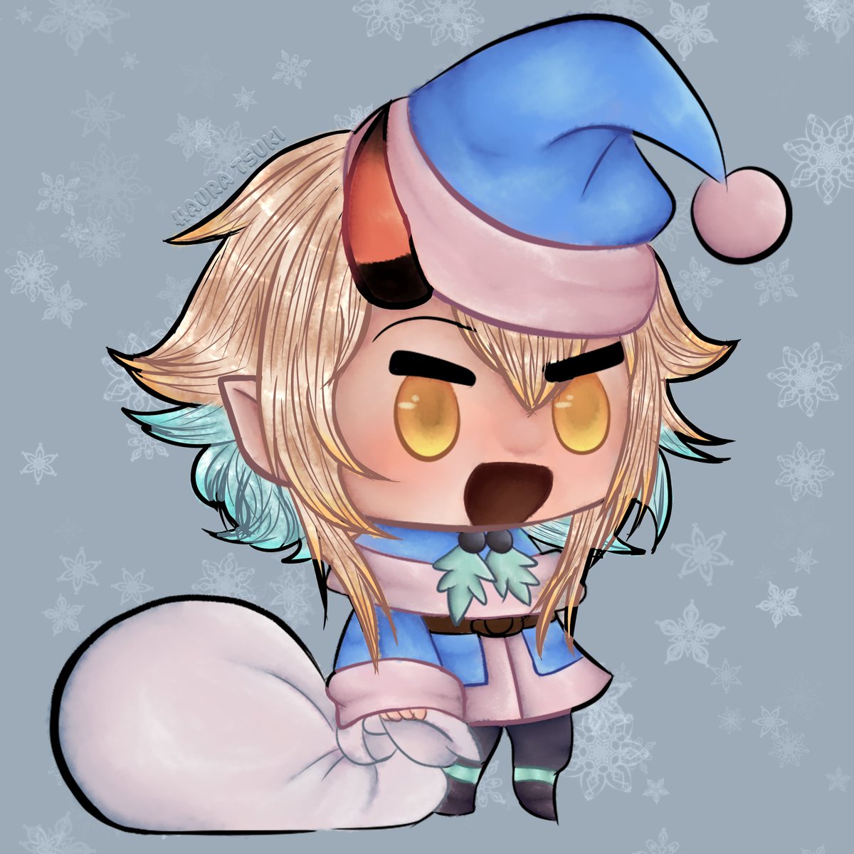 LiliumRosierArt's tweet photo. Padoru listo para @PlayingWithUwU, espero que te guste el resultado uwu https://t.co/XayXuCq7Fi