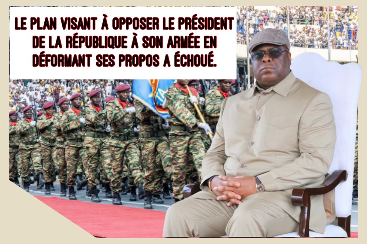 Le plan de l’ennemi visant à opposer le président de la république à son armée en déformant ses propos a échoué.