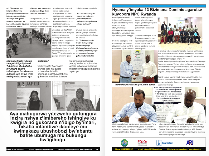 ROJAPED_'s tweet photo. Twishimiye kubamenyesha ko numero ya 09 ya #SolidarityMagazine yamaze kugera hanze kandi ko ushobora kuyisoma no kuyikura kuri internet mu buryo bworoshye kandi bwihuse.

Icyo usabwa ni ukunyura kuri iyi link: https://t.co/uZbps0MvbA https://t.co/QU6xOGDglW