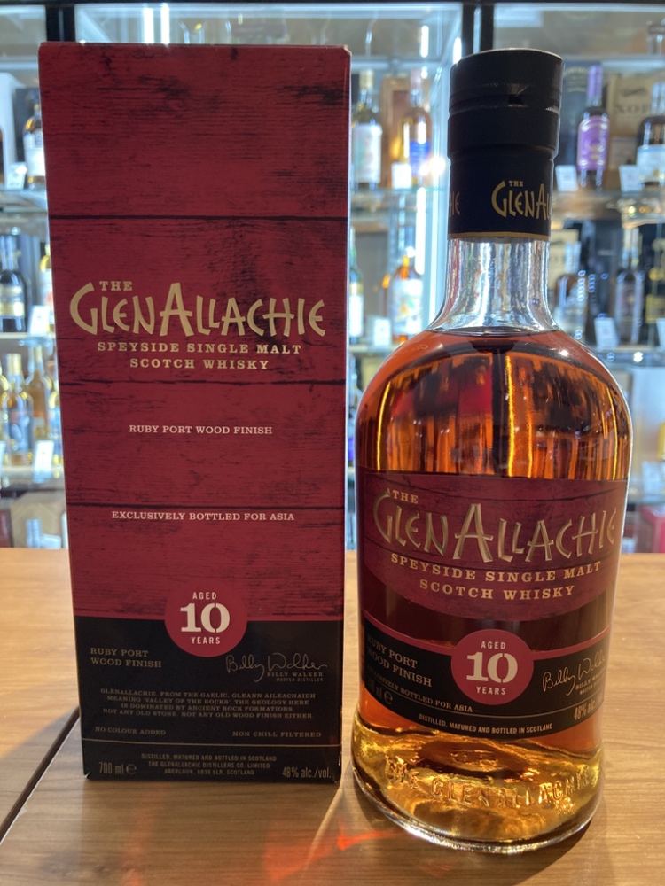 グレンアラヒー 10年 ルビーポートウッドフィニッシュ 買取品にて販売