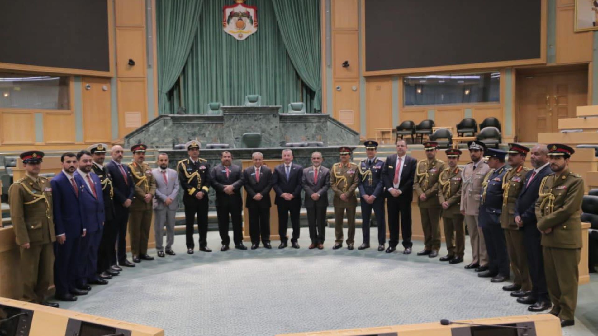 وفد كلية دفاع سلطنة عمان يزور مجلس النواب #بترا 