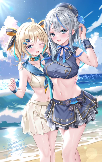 #伸びた伸びないは置いといて2025年自身が思う力作 ルカちゃん&ひなたちゃん!!