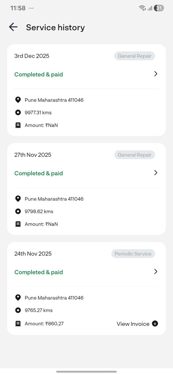 pd63699's tweet photo. @tarunsmehta This is disgusting behavior of @atherenergy  as from 24th Nov they didn't resolved issue. Scooter is still in service center, I want written assurance that issue will not occur again, provide me the replacement scooter till its issue not resolved https://t.co/lcwpqmUJ6O