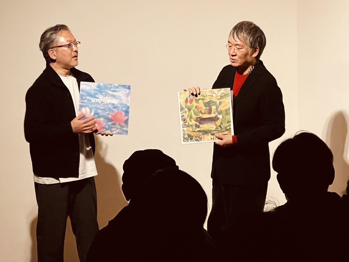 ワールドスタンダード『コモレヴィア』尾山台umのワールド・プレミア無事、終えました。
　小さい頃は、母が主催で「お誕生会」という名目で、家に友だちをたくさん呼んで、お菓子とジュースで話をしたり、ゲームをしたりしましたが、昨日の様子はその記憶を思い起こさせるものでした。→