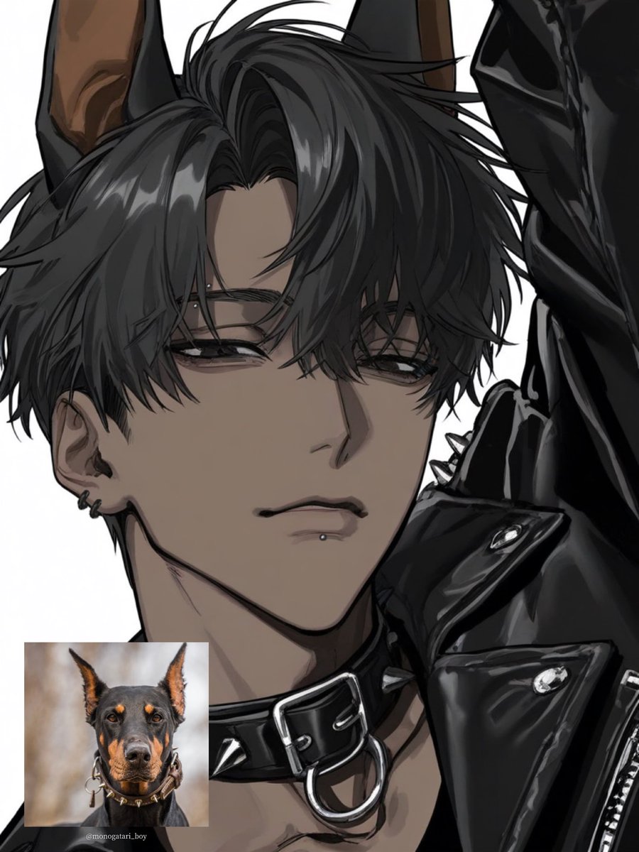 monogatari_boy's tweet photo. ［dog］#擬人化チャレンジ https://t.co/TFj3Rr2OVn