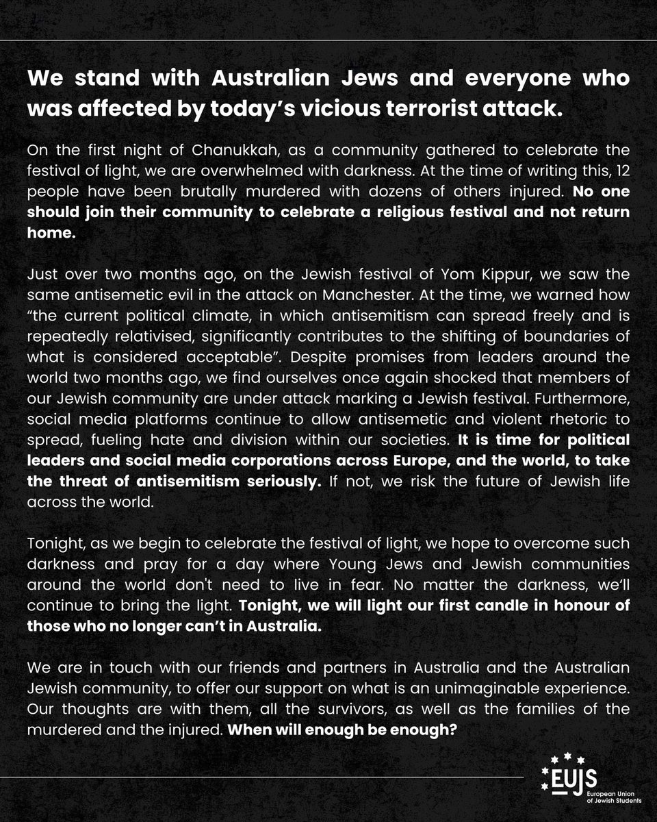 EUJS - European Union of Jewish Students tweet media