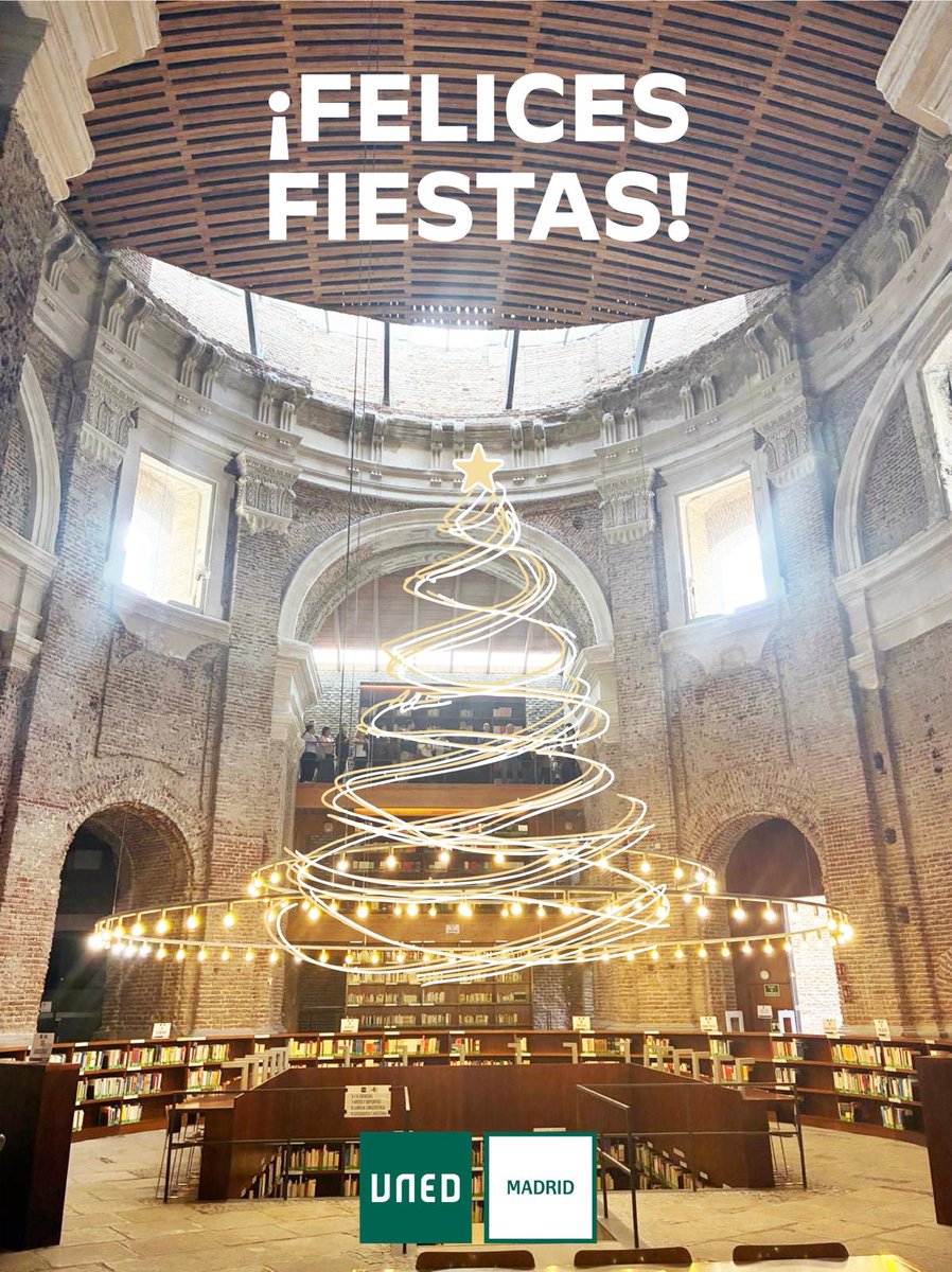 ✨Las fiestas se acercan y en UNED Madrid ya se siente un ambiente especial. Es tiempo de reconocer el esfuerzo de nuestra comunidad y de desear que estas fechas traigan descanso, inspiración y nuevas ilusiones.

 ¡Felices fiestas de parte de UNED Madrid!🎁