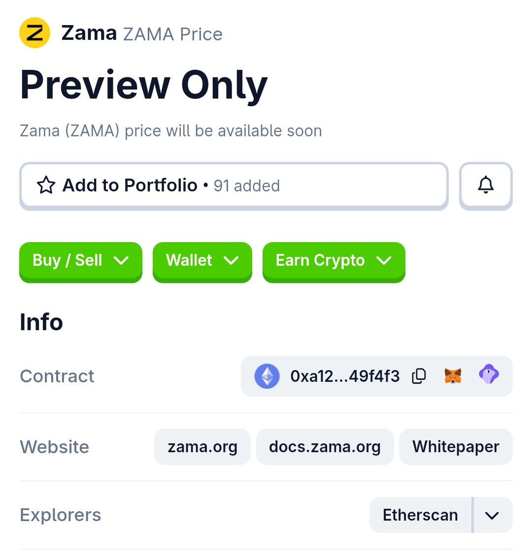 0xHecktor's tweet photo. > $ZAMA now has its page live on CoinGecko.
After this, we should wait for the next wave
#ZamaCreatorProgram #gzama https://t.co/bC0tTsWHnF