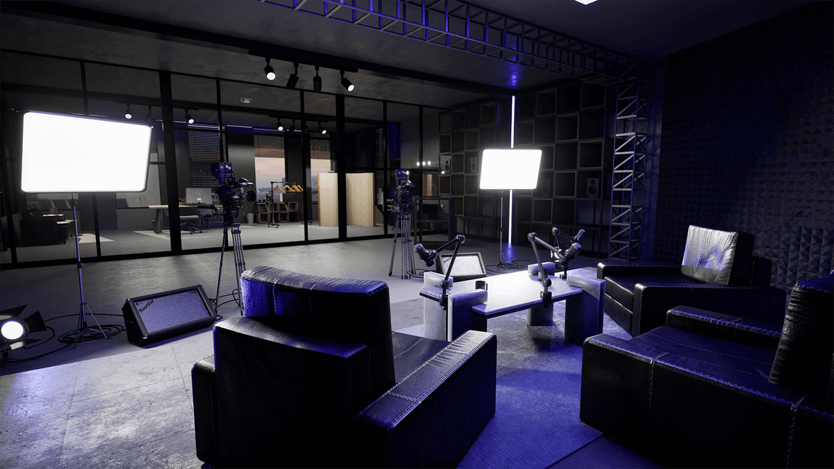 DexsoftGames's tweet photo. Meet The Loft👋Urban Podcast Studio
Game-ready environment designed for virtual podcasting and livestreaming in Unreal Engine 5.6.

Live on @fab 🔗 https://t.co/ubj0p1CkIT

#CreatedWithFab #UnrealEngine #podcast #gameassets #indiegamedev https://t.co/prZ0Gyssn8