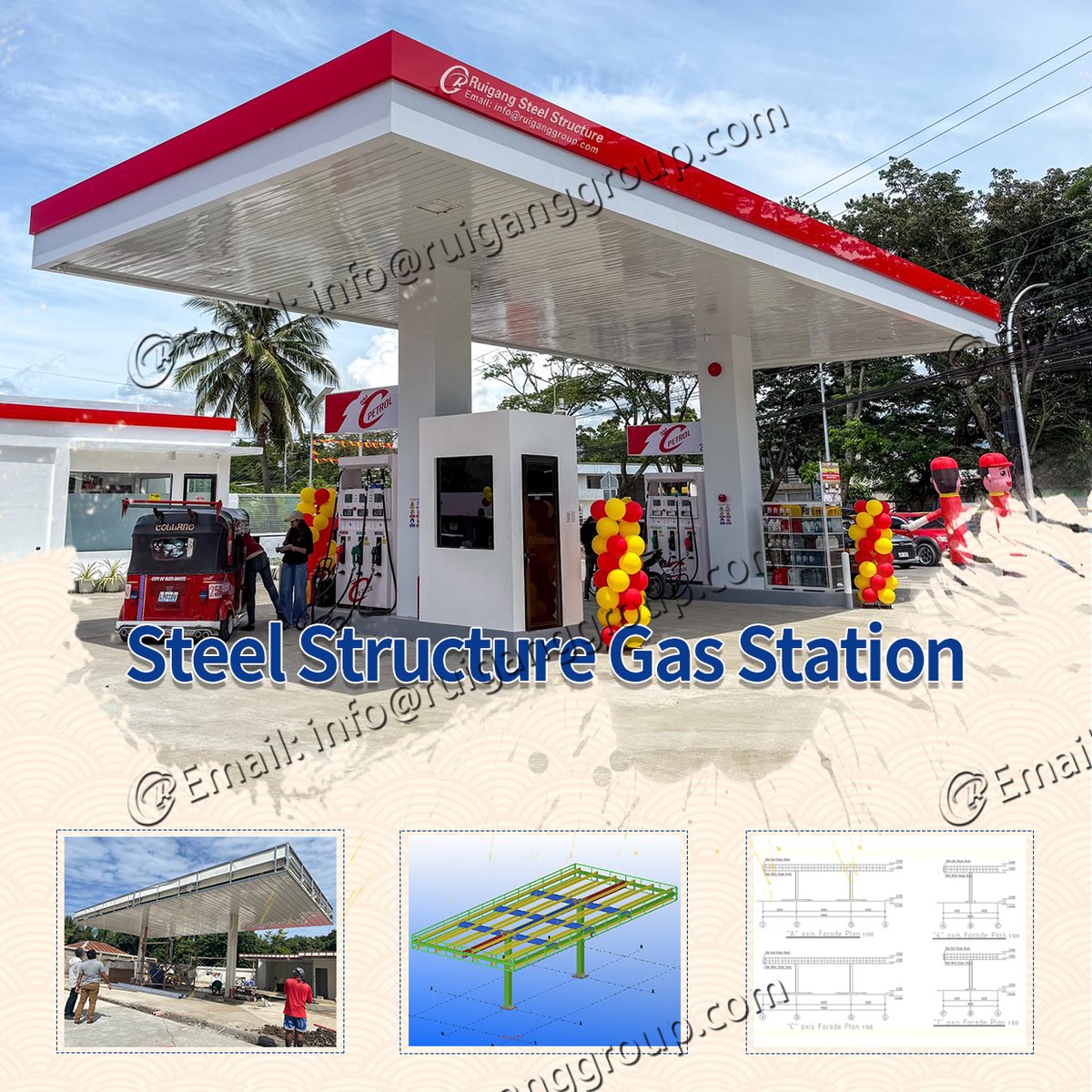 Qingdaoruigang's tweet image. ⛽ Steel Structure Gas Station
🎯Web: rgsteelstructure.com
✊Alibaba: qdrgsteelstructure.en.alibaba.com
🎯MIC: ruigang.en.made-in-china.com
🤝Facebook: facebook.com/ruigangsteelst…
🎯Contact us: wa.me/8615376767917
🎯Email: info@ruiganggroup.com
#RG_STEEL  #SteelStructure #PrefabBuilding