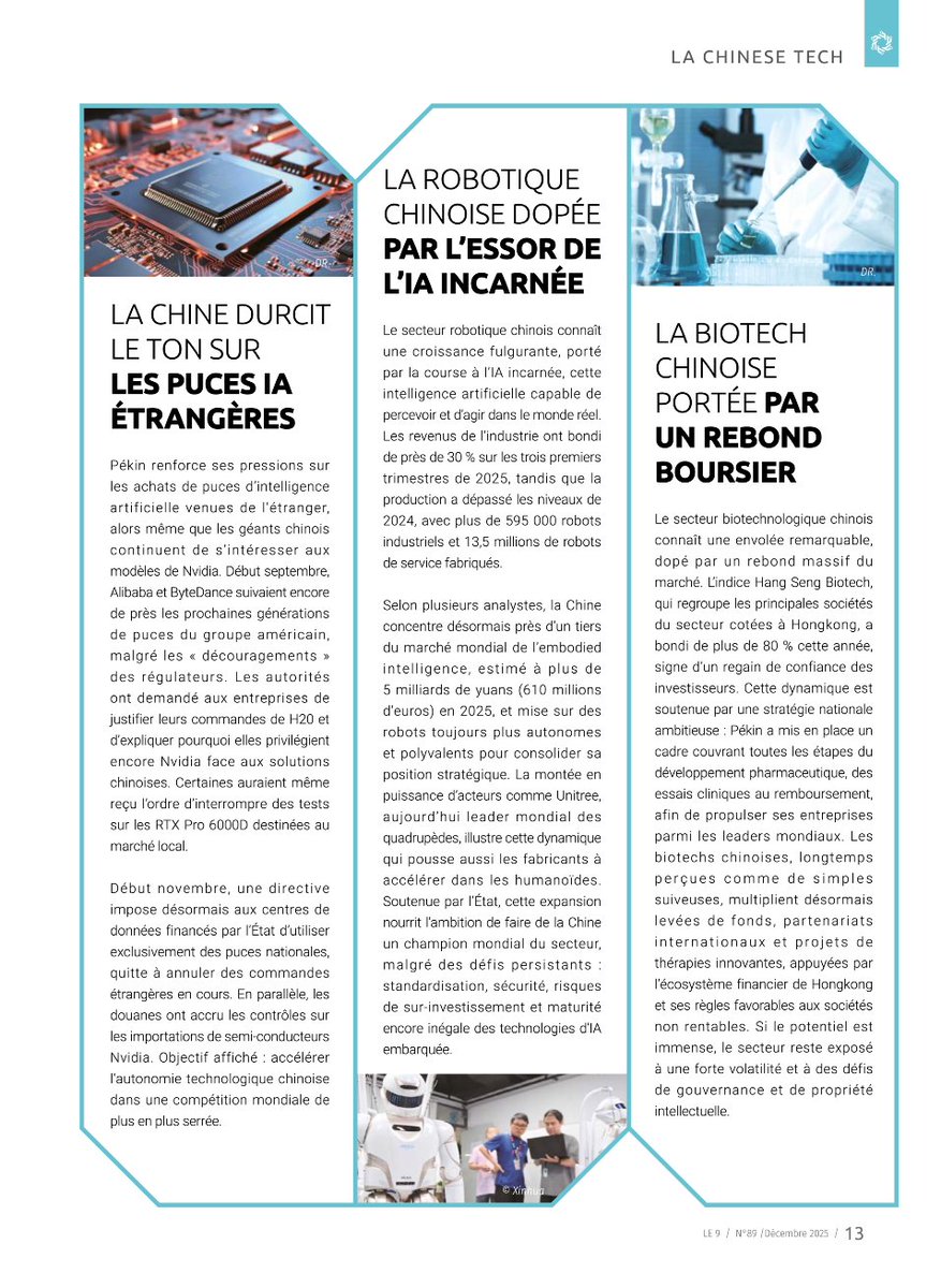 Le9Magazine's tweet image. Le numéro du 9 décembre est disponible ! Retrouvez notre article sur le forum sino-européen de l’UNESCO. La rédaction vous souhaite de joyeuses fêtes !