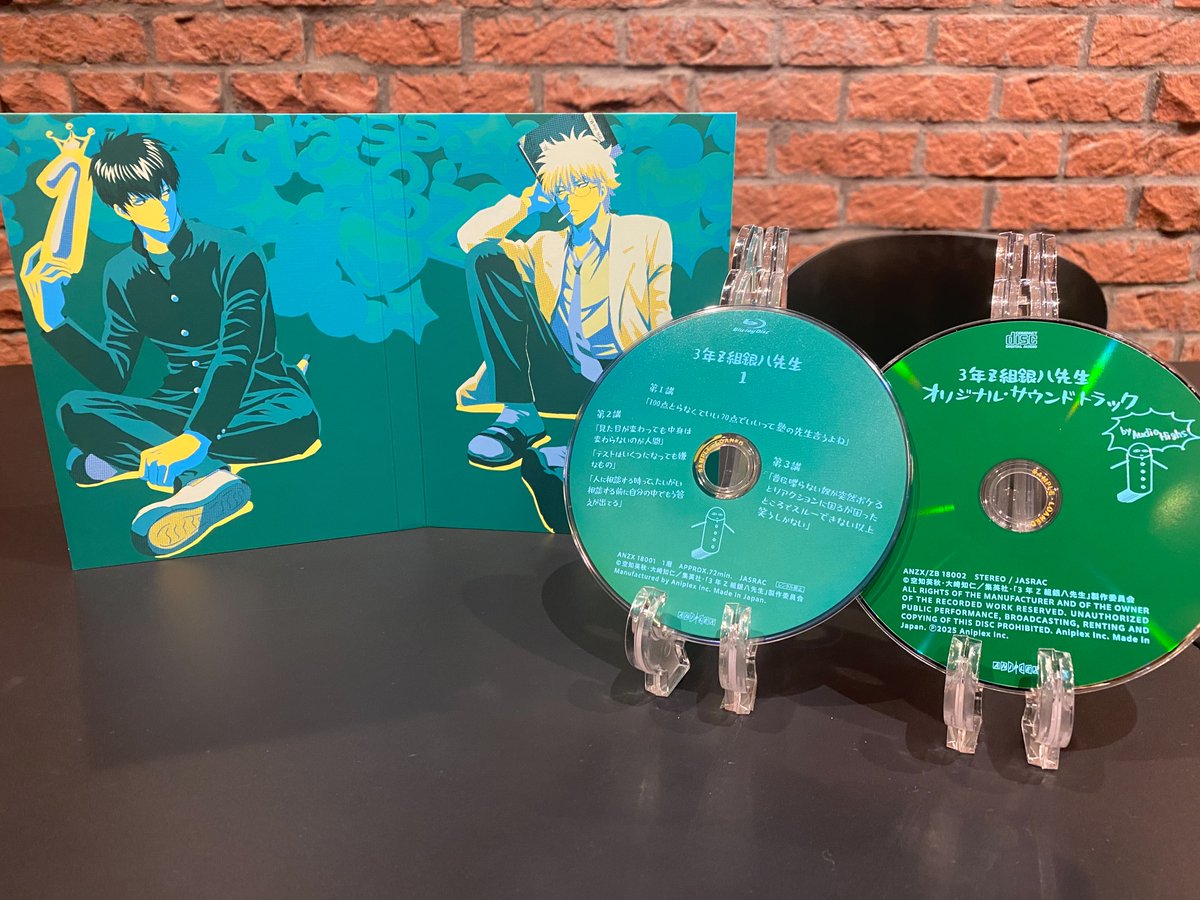 📢3年Z組 #銀八先生 Blu-ray&DVD明日発売💿 ￣￣￣V