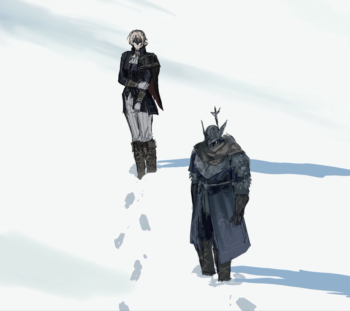 Winter with siblings