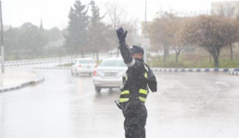 مديرية الأمن العام تحذر من المنخفض الجوي المتوقع مساء الاثنين 