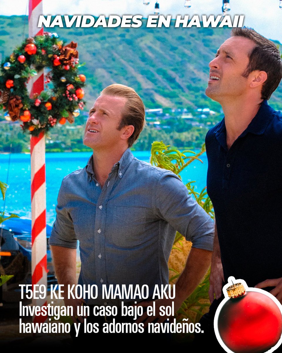 warnertves's tweet photo. Aprovechamos que hoy llega la novena temporada de HAWAII 5.0 para recordar los capítulos navideños de la serie.

🌴 HAWAII 5.0 T9, los martes a las 22:00. https://t.co/MGm14ME84P
