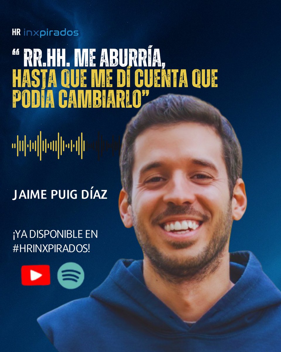 👉 El #EmployerBranding no falla por falta de storytelling.

Falla cuando lo que prometes no se parece a lo que se vive dentro.

Jaime Puig en #HRInxpirados. Escucha el episodio completo aquí 👇

 👉YouTube: buff.ly/6cdFEEr

🎧Spotify: buff.ly/PD4JWym

#RRHH