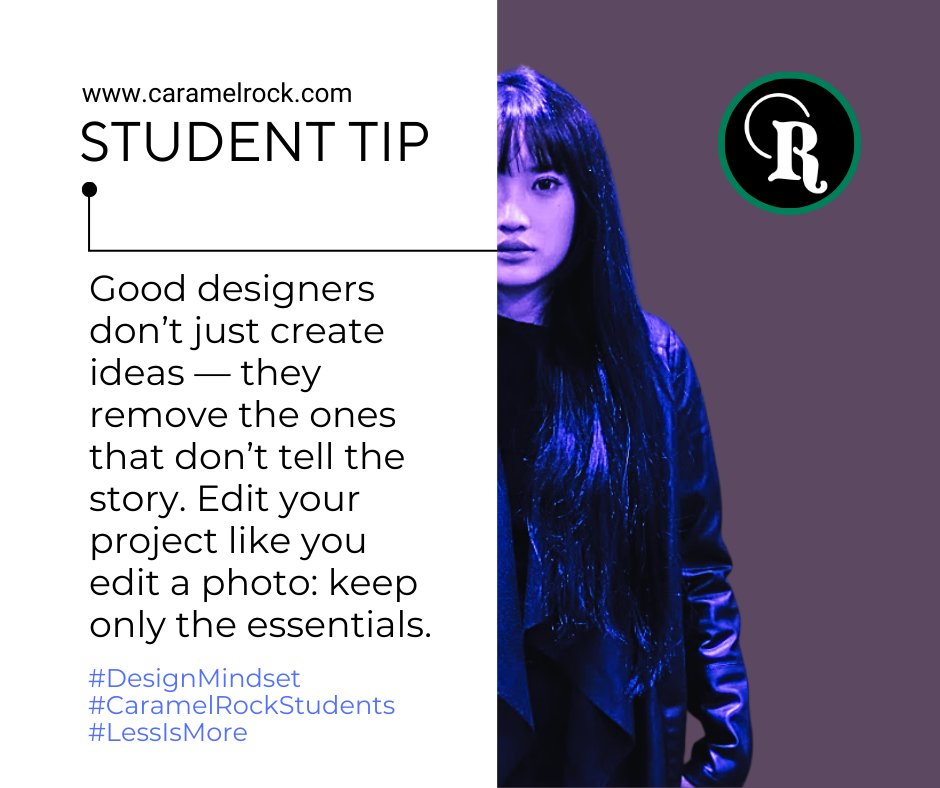 caramelrock's tweet image. 🎓 Student Tips at Caramel Rock
At Caramel Rock, we don’t just teach fashion — we support your whole journey. 

💡 Because learning is about more than technique — it’s about mindset, voice, and vision.

#CaramelRock #StudentTips #CreativeJourney #FashionEducation