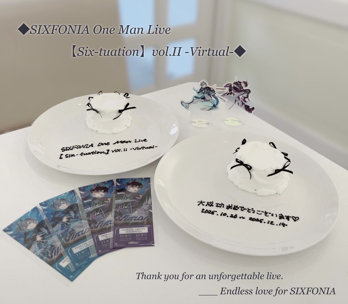 illmatic_220's tweet photo. SIXFONIA One Man Live
　　【Six-tuation】vol.ll -Virtual-
　　　　　大成功おめでとうございます◝✩
☨❤ #シクフォニ
☨❤ #シクフォニ3D
☨❤ #いるまにあふぁみりー https://t.co/nNJN8VVc8t